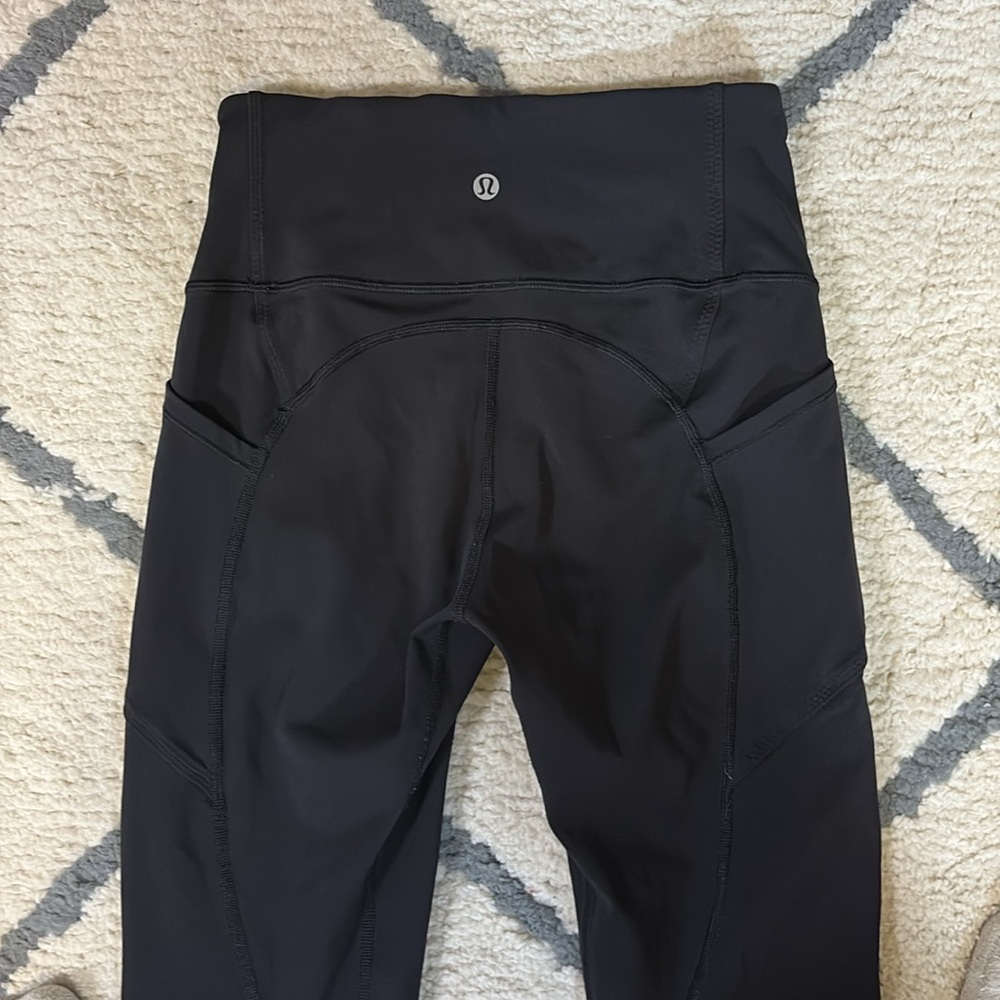 Black Lululemon Leggings - Picture 3 of 4